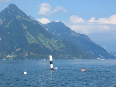 Some local kids waiting for the ferry