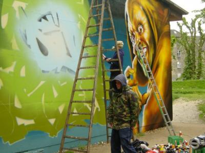 some of the awesome art of Christiania