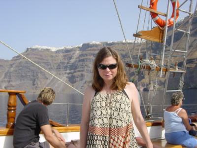 Looking up at the Caldera