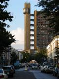 Looking right up our street to Goldbourne Rd, and Trellick Tour