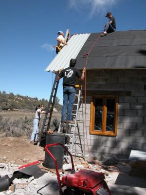Working on Werner's House 3-20
