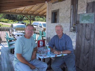 Jim & Jim at Mike's Place on Cabot Trail.JPG