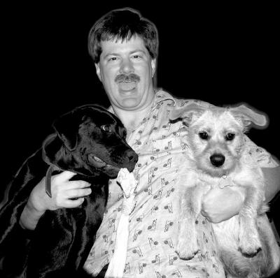 04/09/2004 Larry and the pups