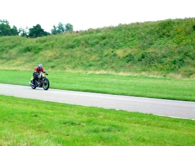 My Father racing his Norton
