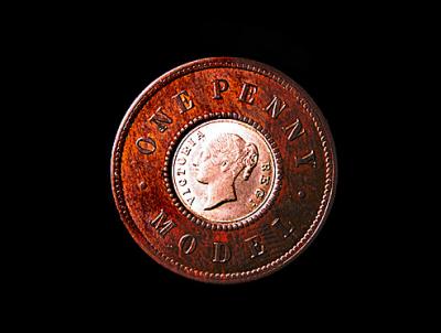 Model Penny Great Britain 1844