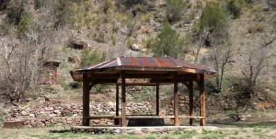 Mogollon Gazebo - and Outhouse