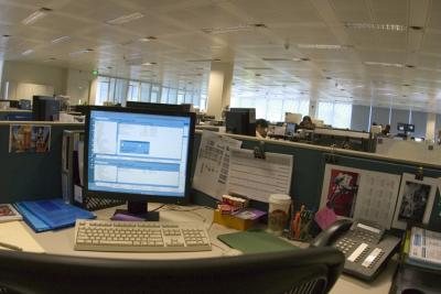 April 8 - my desk today