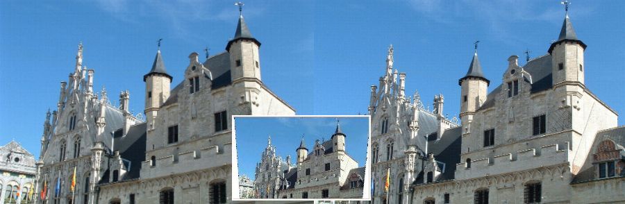 Skew to correct distortion