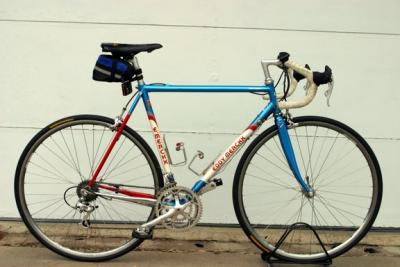 1995 Eddy Merckx Motorola frameset like the one Lance Armstrong rode to his first stage win in the Tour de France.