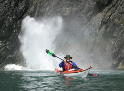 Ken at a blowhole