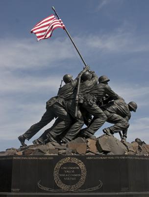 Iwo Jima, entire monument