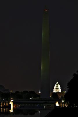 Washington Monument, night