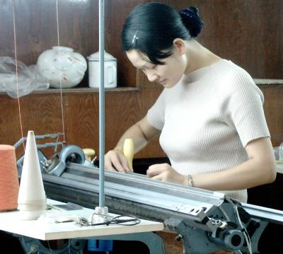 Making cashmere garments