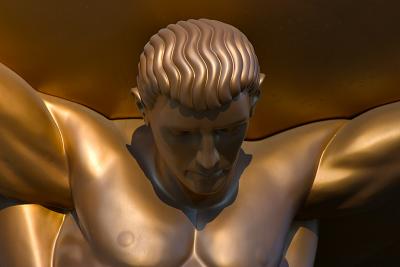 Close-up of Statue at MGM