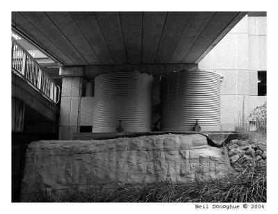 Tanks under the road