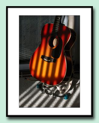 Striped Guitar