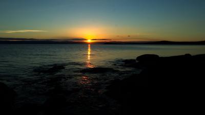 Sunset over Oyster Bay, Freycinet Penninsula