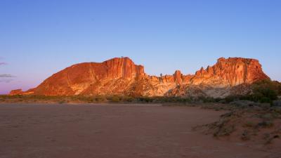 Rainbow Valley at sunset