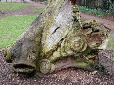 Tree Carving - Fish