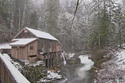 Cedar Creek Grist Mill-Winter