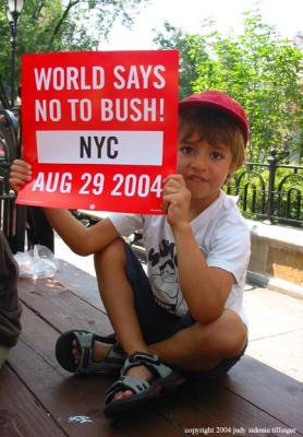8.28 before the rnc: kid with sign