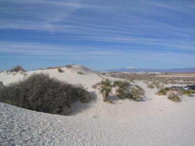 White Sands with Mountains in Distance.JPG