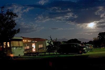Night at the campground
