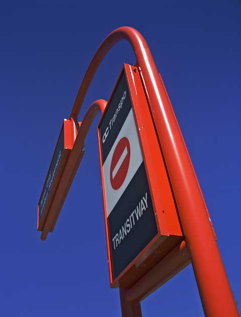OC Transitway Signpost