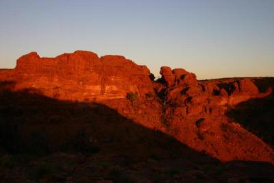 Sunset at the canyon