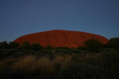 Ayers Rock at sunrise