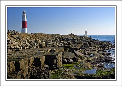 Rocks and lighthouse, Portland Bill, Dorset