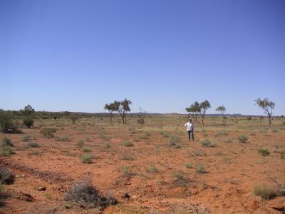 Jackie in the outback