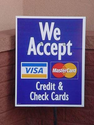 we accept<br>Visa<br>Mastercard