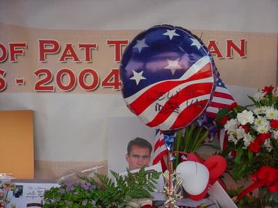 Pat Tillman<br>memorial tribute