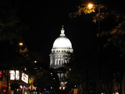 Madison Night  Wisconsin Madison