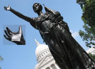 Wisconsin Madison  Statue War