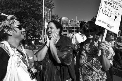 Protest against the Dutch government 2003