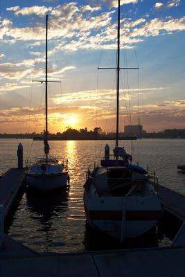 Marina Sunset #1