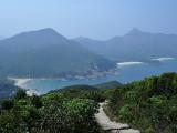 The beach on the left was Sai Wan  最左者為西灣