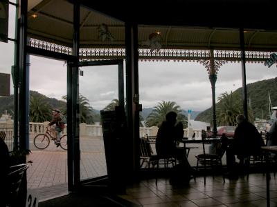 Breakfast at Picton New Zealand