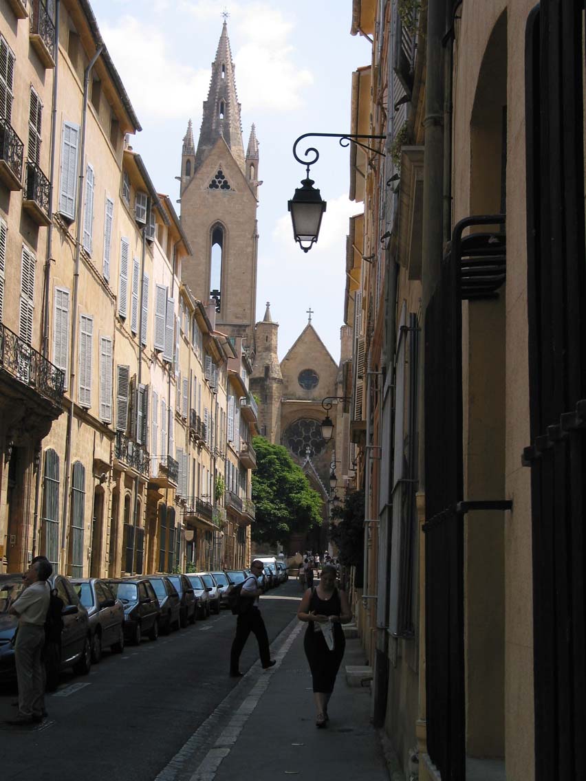 Street with Church