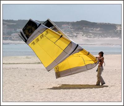 19.04.2004 ... Kitesurfing preparatives ...