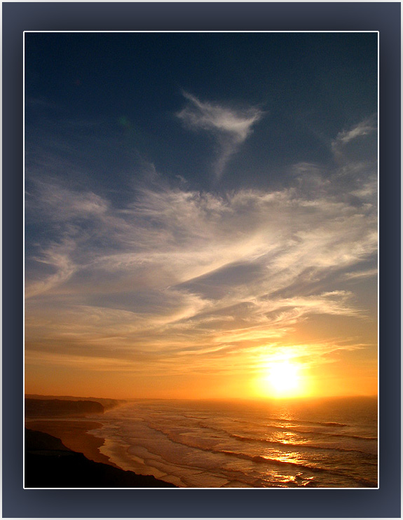 Sunset in Foz do Arelho - Portugal - 1