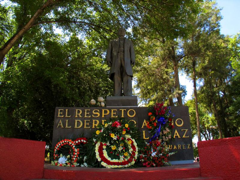 Monument at the Plaza Hidalgo, Tecate, Mexico