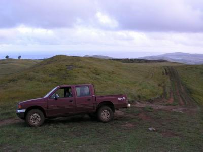 nuestra fiel 4x4 arrendada