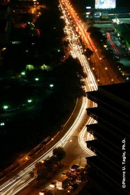 Ortigas Avenue at Night