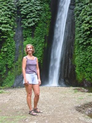 me at Manduk Waterfall
