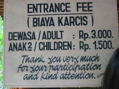 waterfall entrance fee