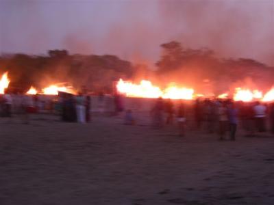 went to beach and there was a cremation ceremony going on
not great pics because it was getting dark