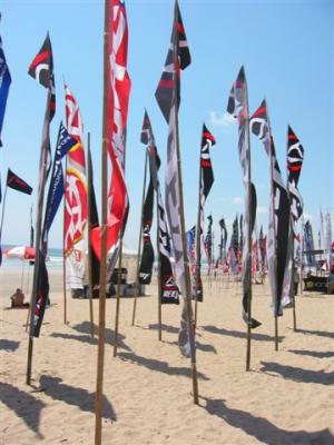 flags at the Kuta Darnival